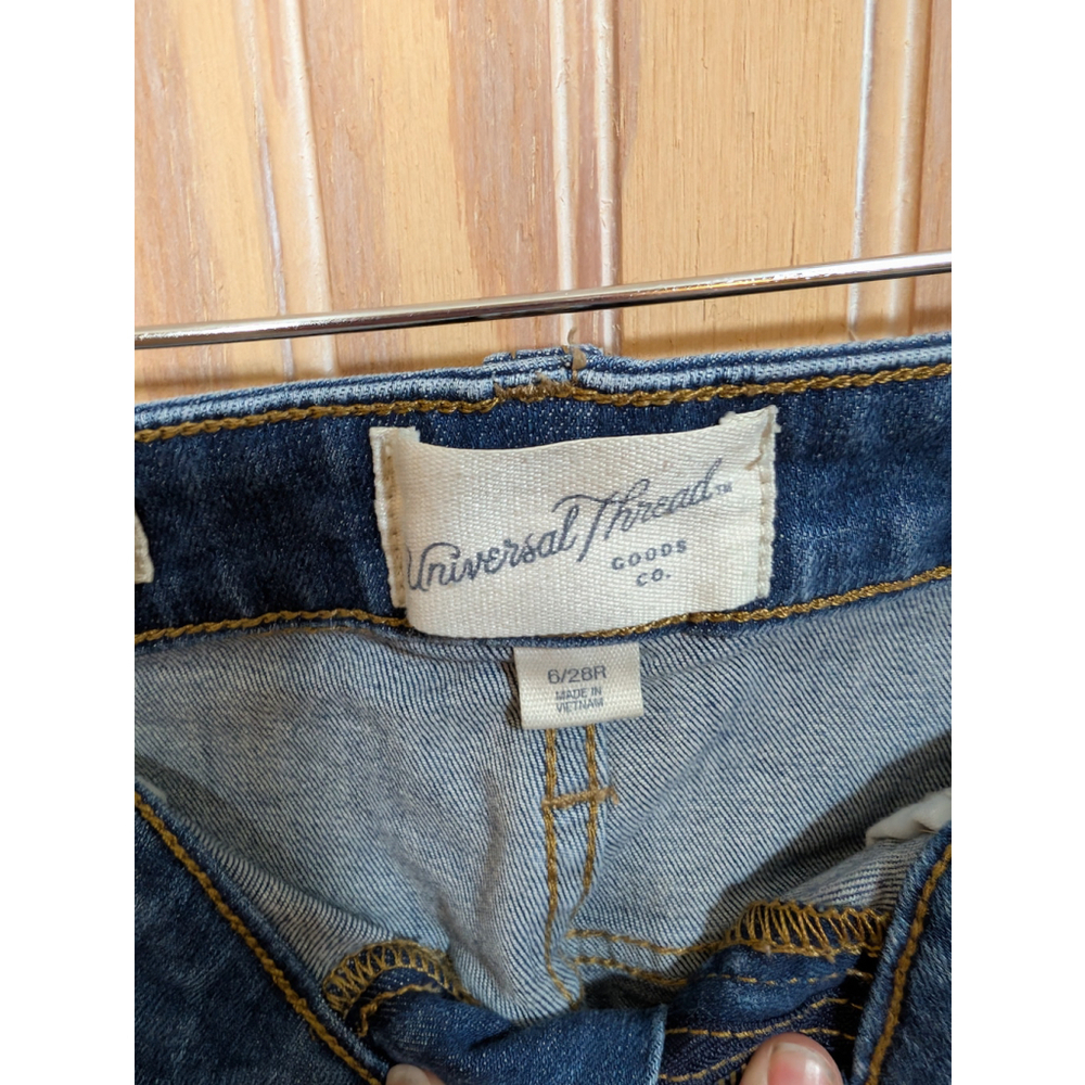 NWOT 6/28R Women's Distressed High Rise Skinny Jeans - Picture 4 of 10